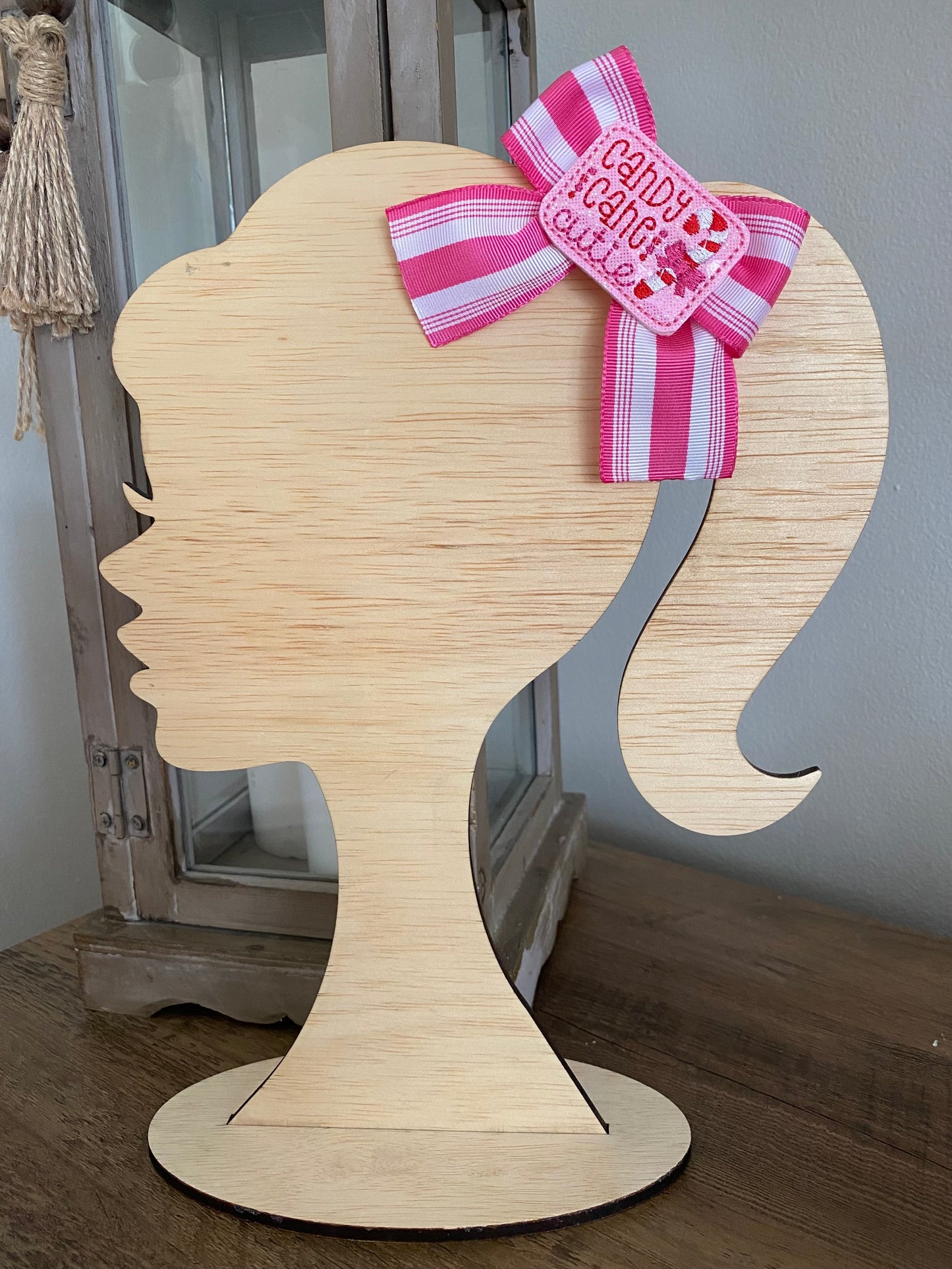 Candy Cane Cutie Ribbon Bow