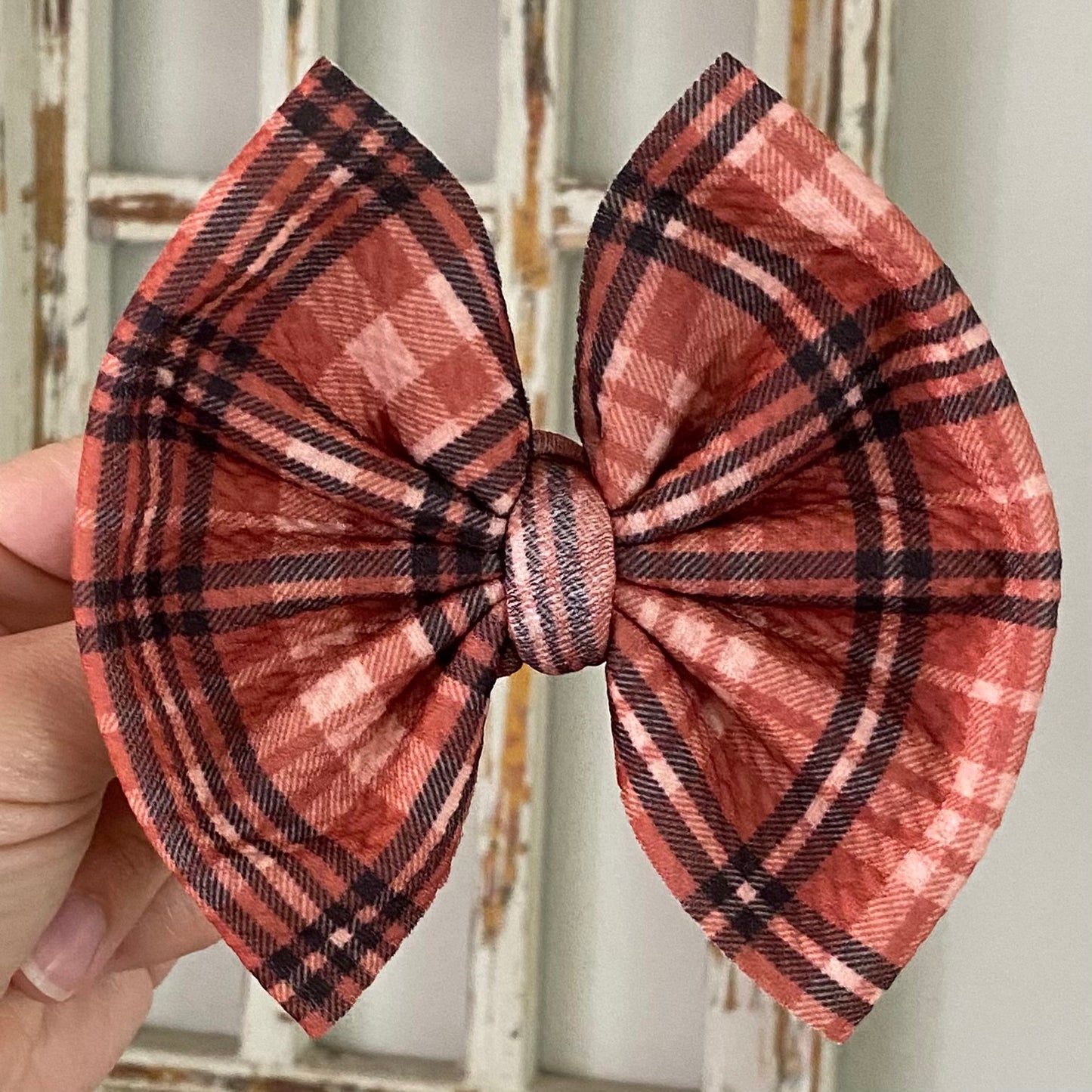 Fall Plaid Bow