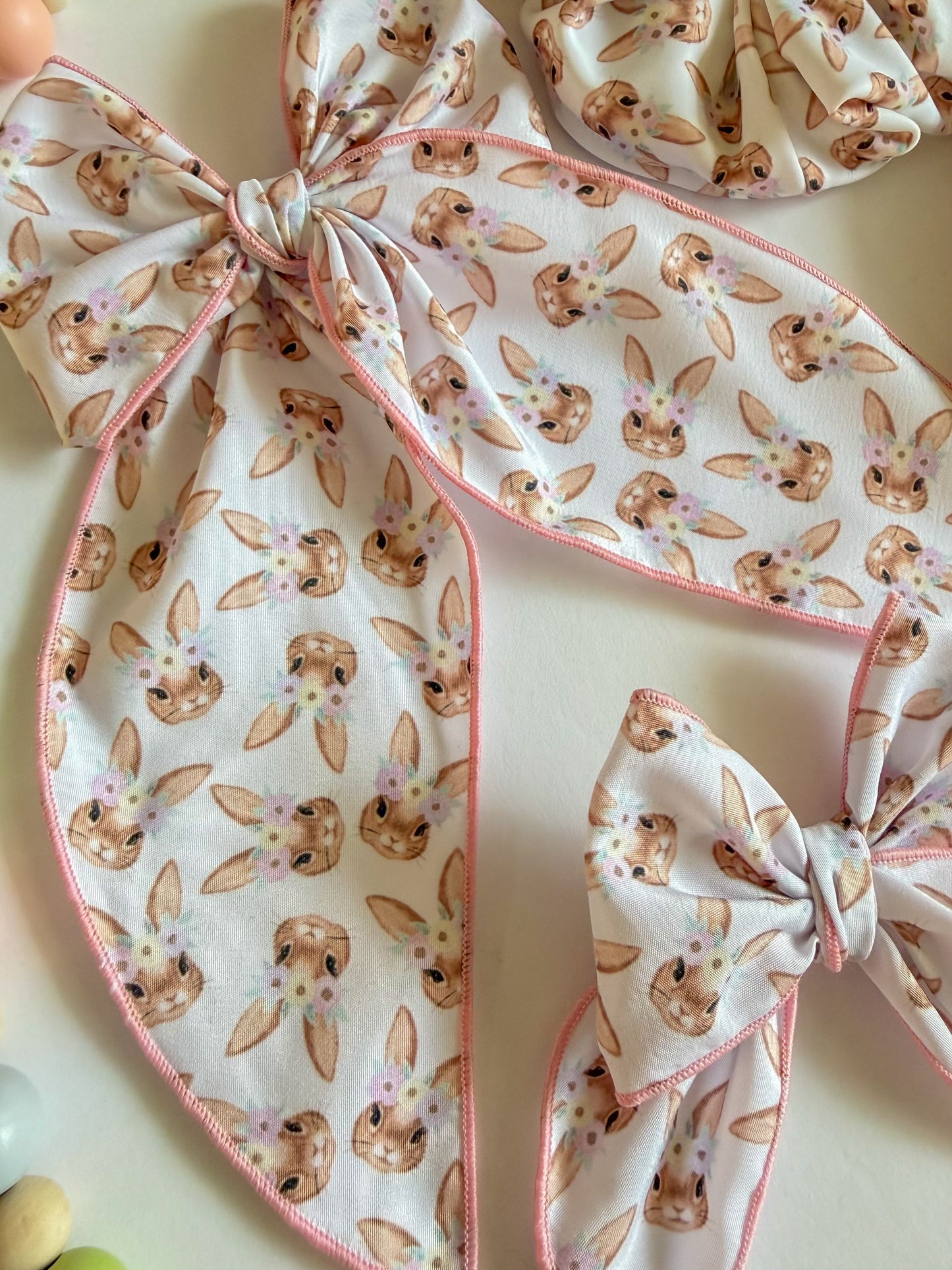 Floral Bunnies Bows + Scrunchies