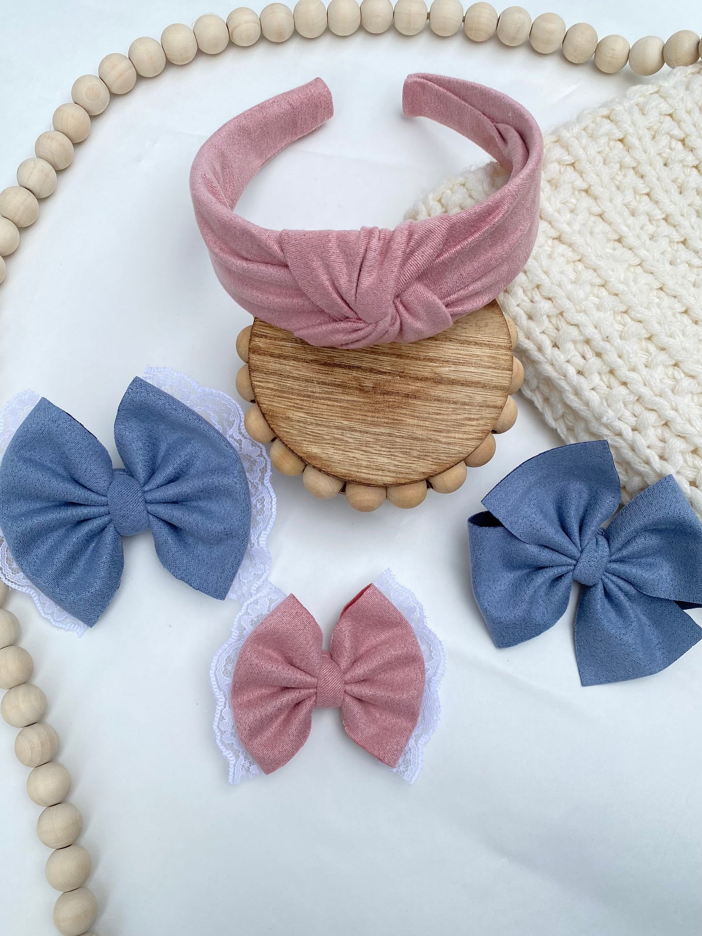 Winter Suede Knotted Headbands