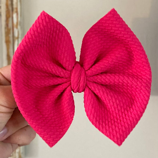 Bright Fuschia Bow