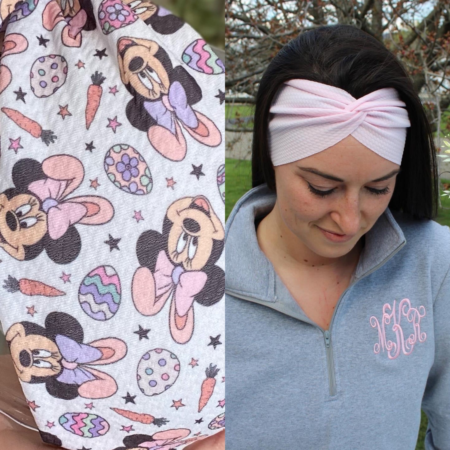 Easter Mouse Adult Twist Headband