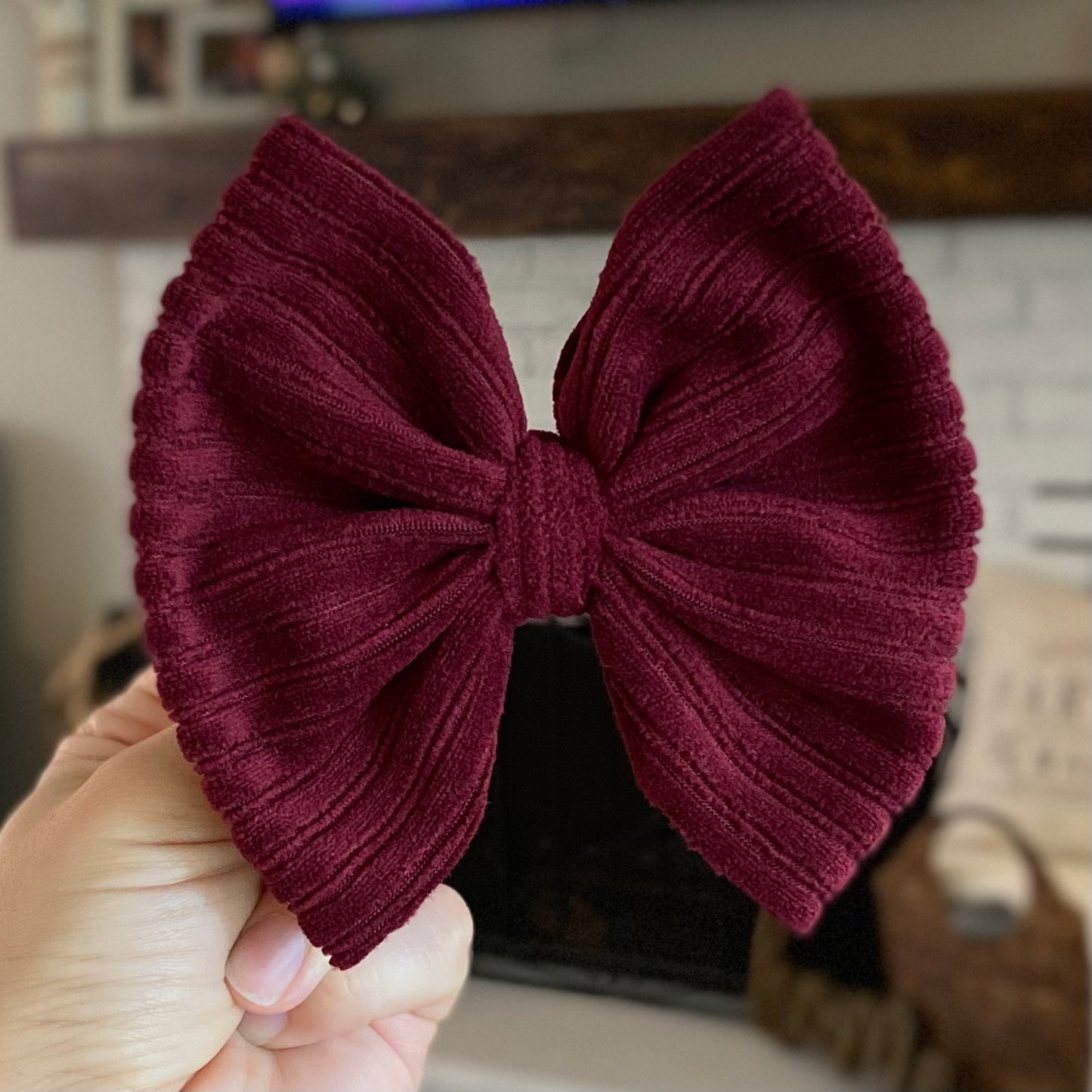 Corduroy Bow