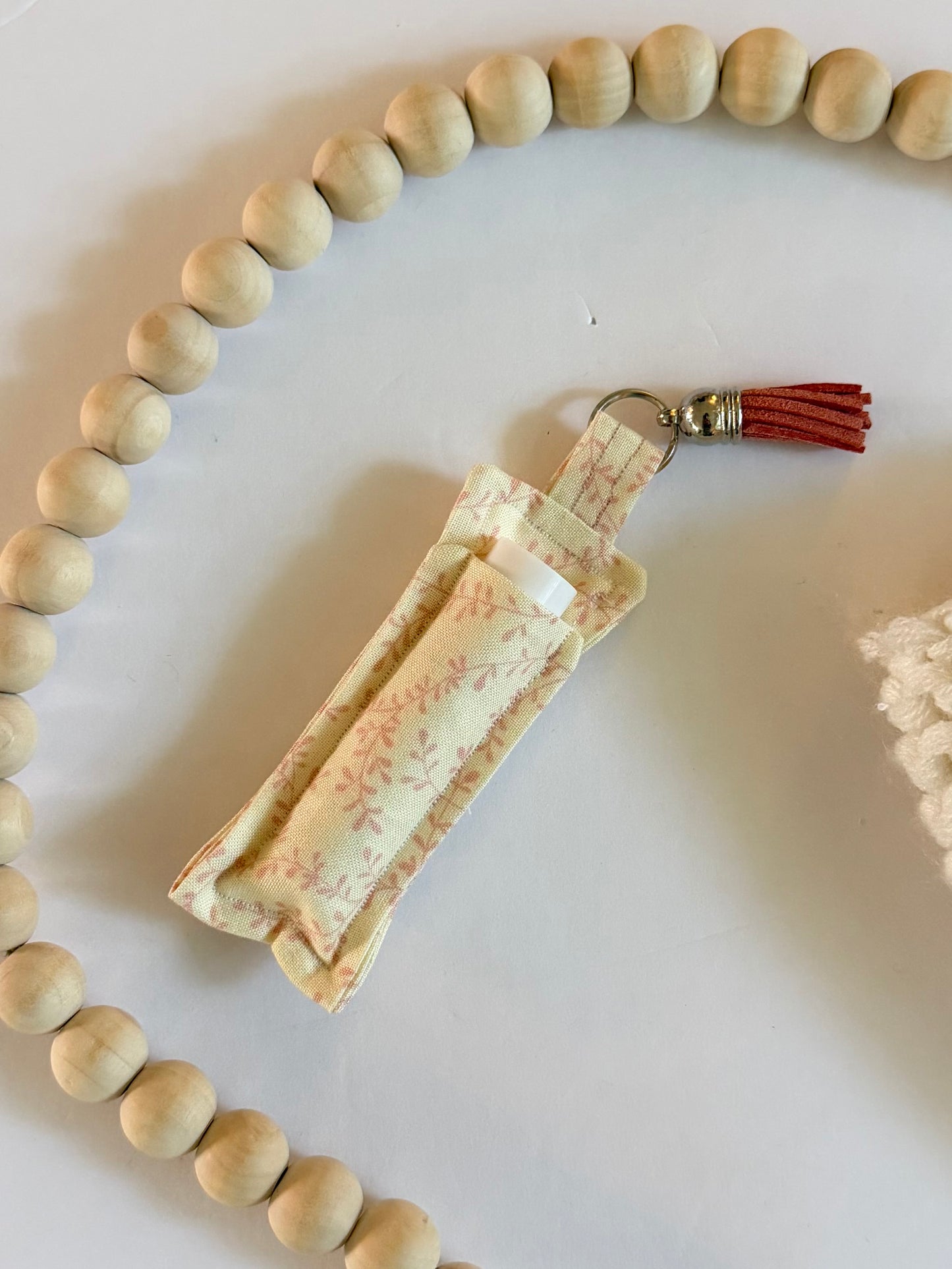 Pink Vines Chapstick Holder