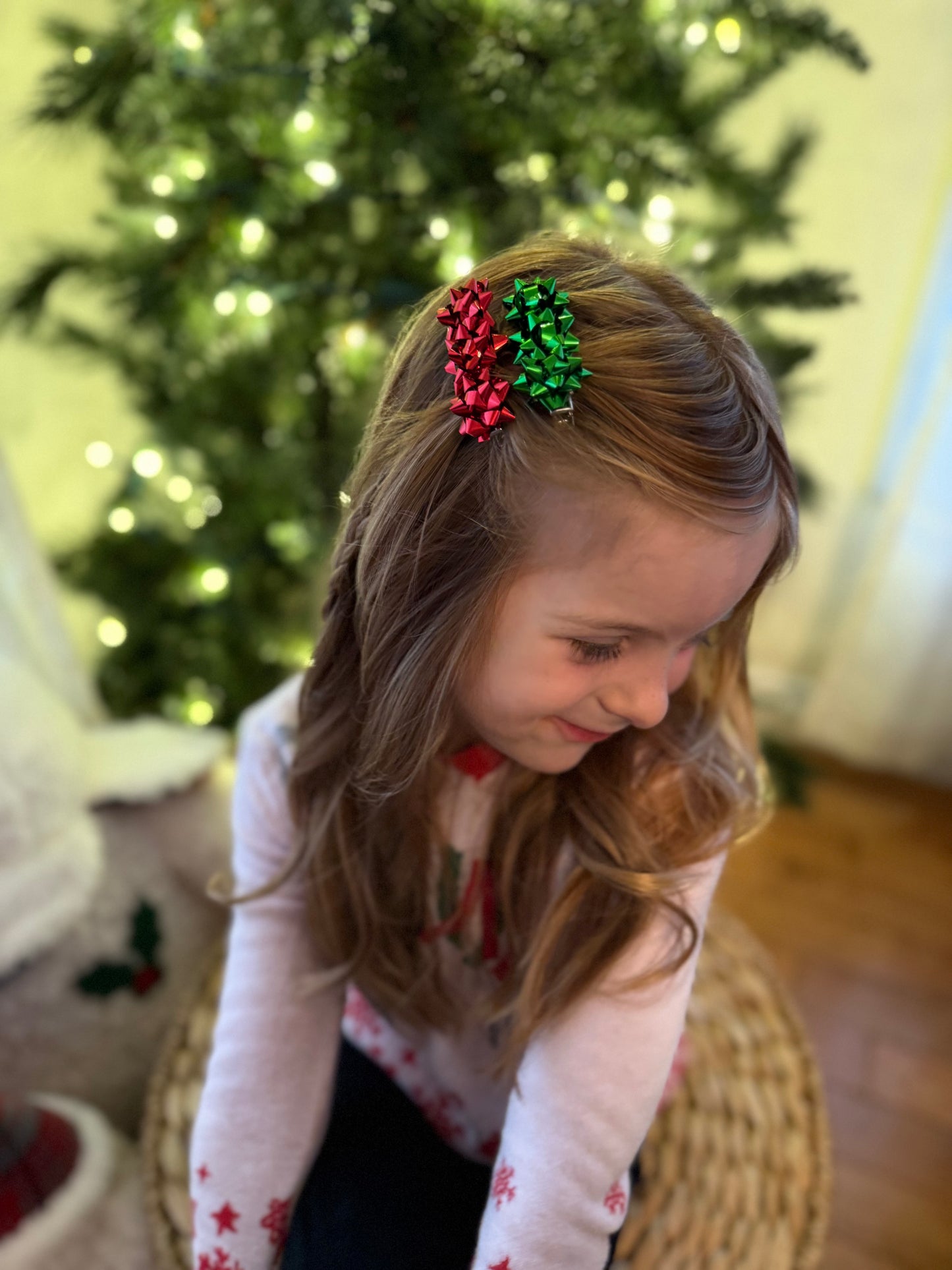 Gift Bow Kiddie Clips
