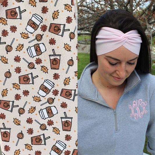 Pumpkin Spice and Everything Nice Adult Twist Headband