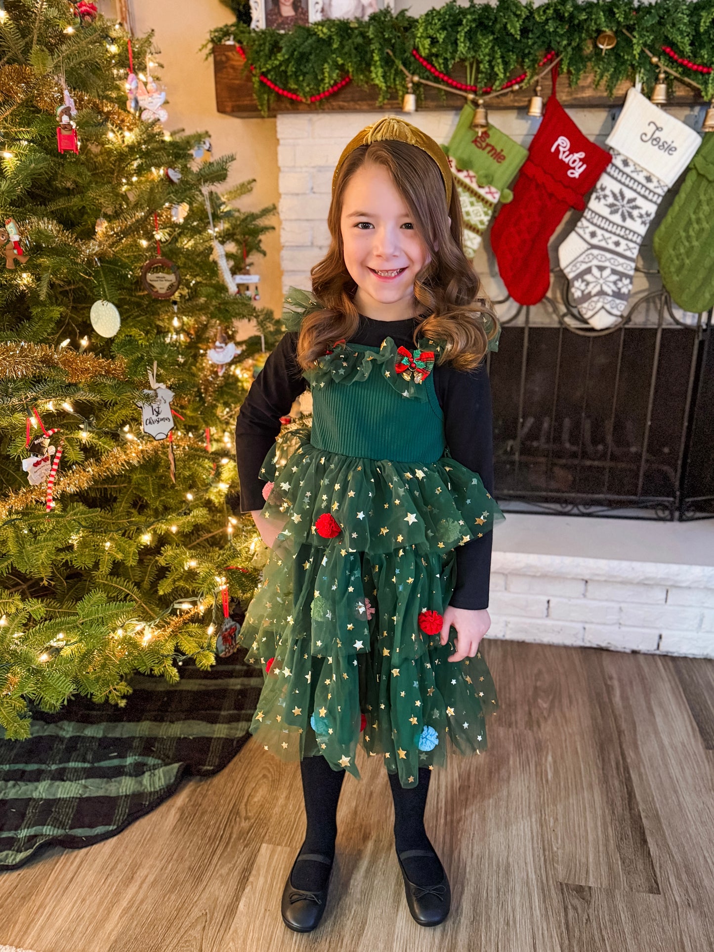 Holiday Glitter Velvet Knotted Headbands