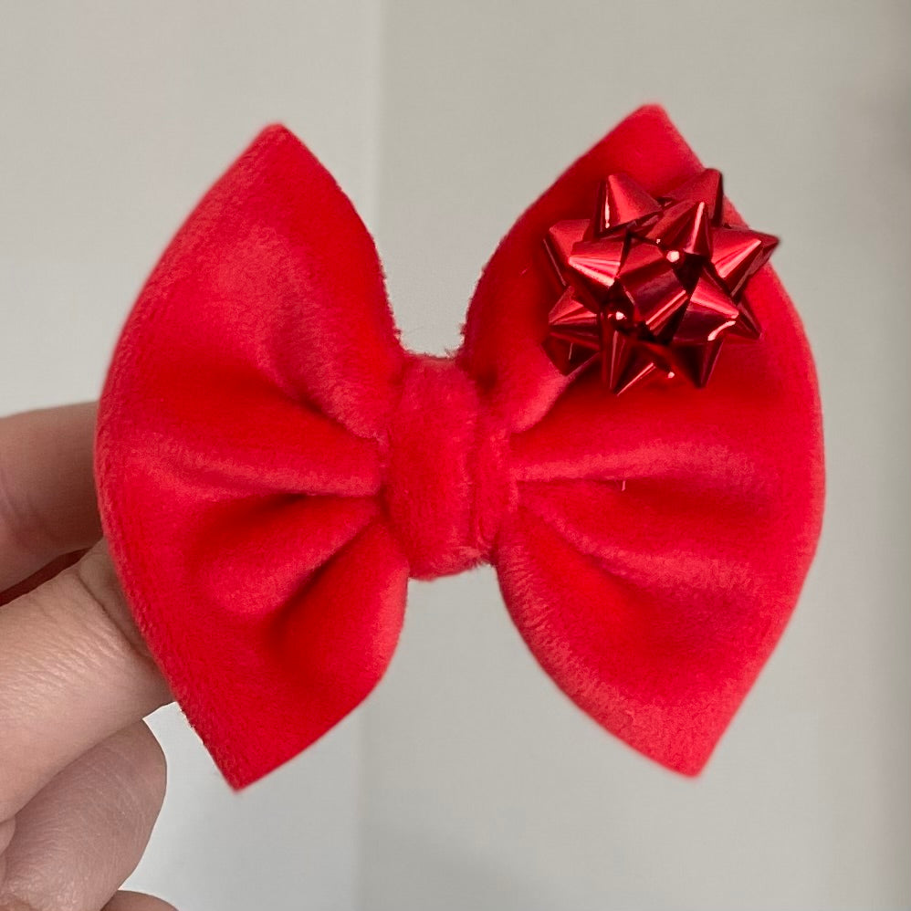 Mini Present Velvet Bow