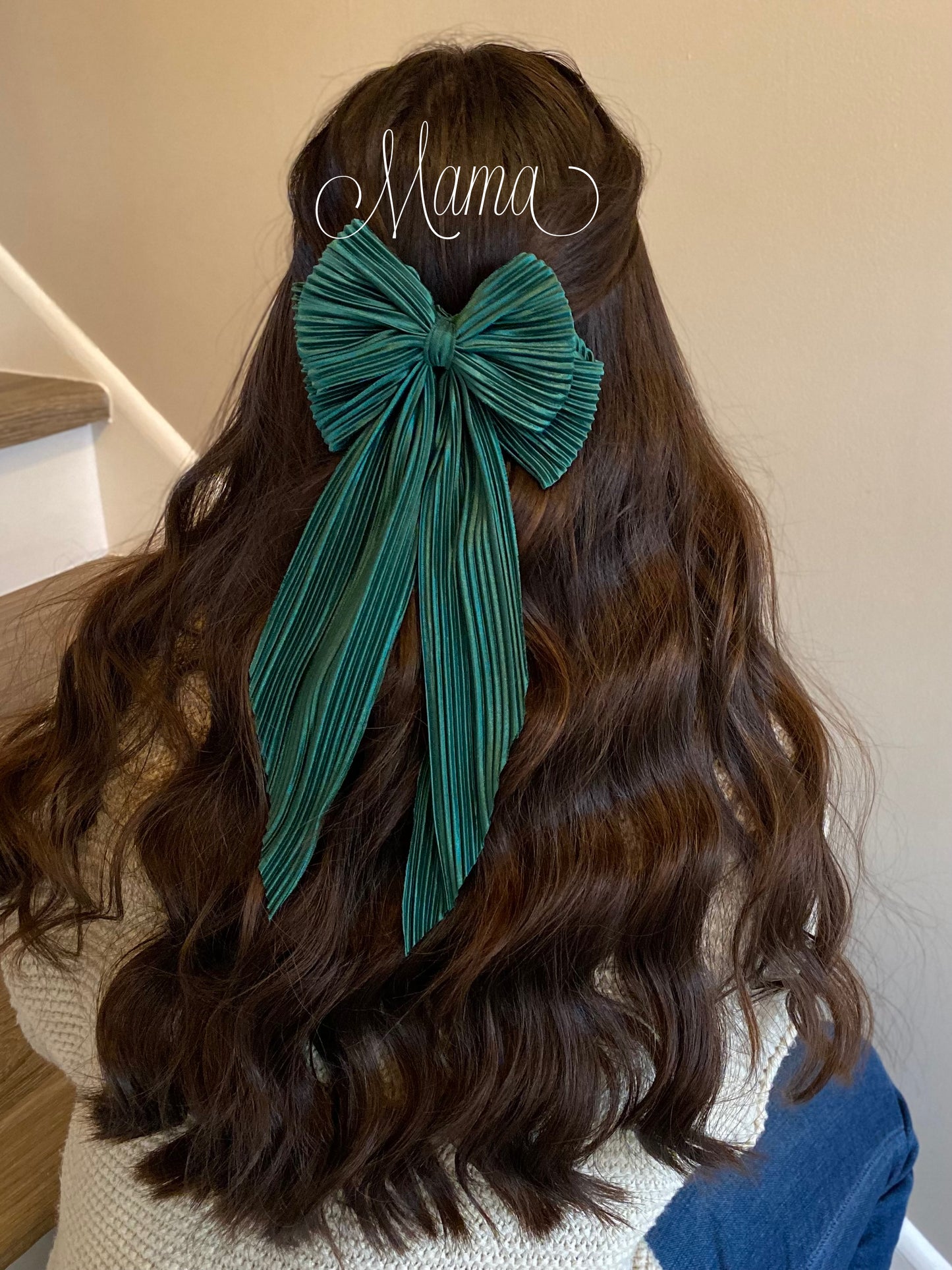 Pleated Coquette Bow