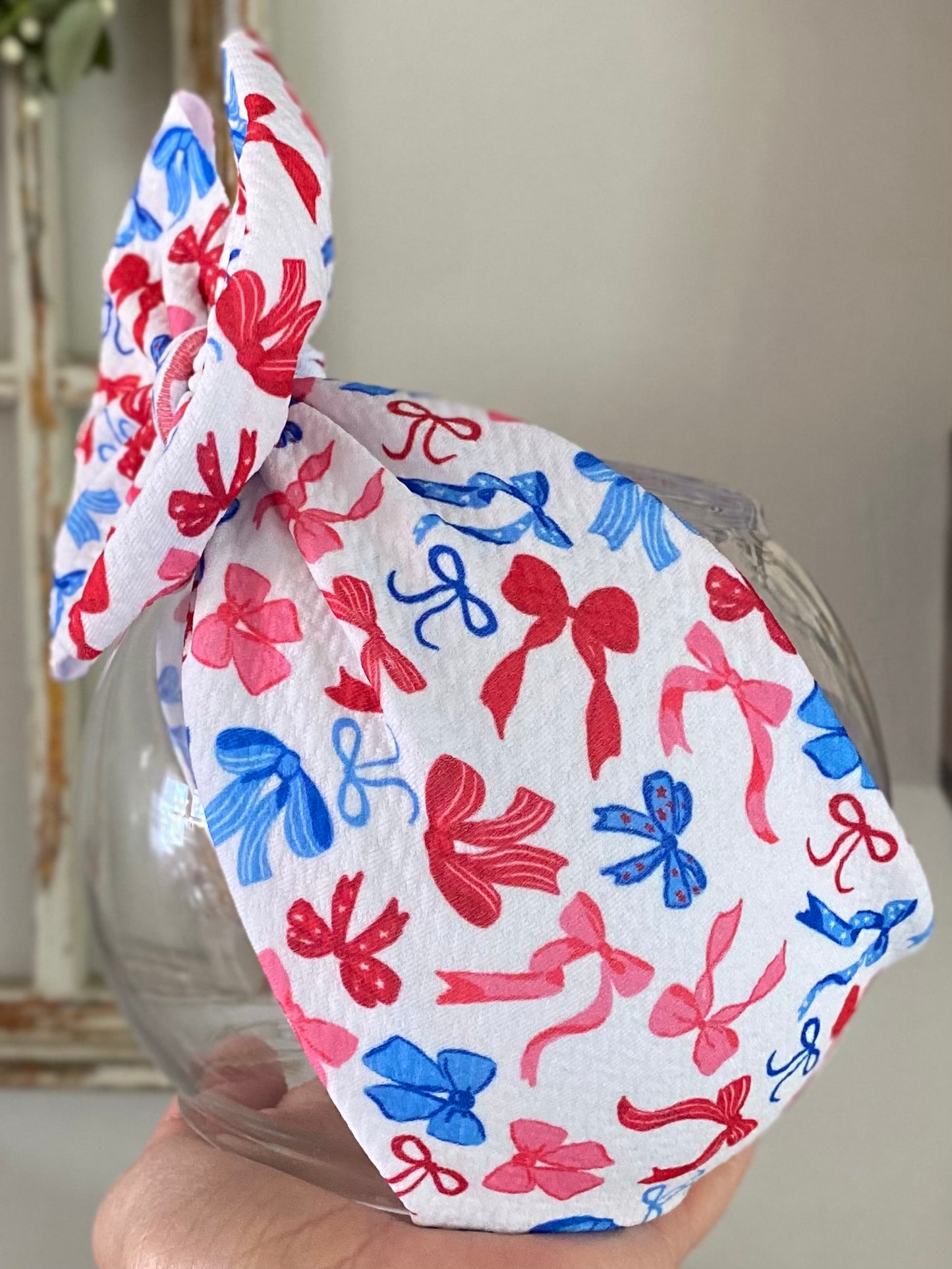 Red, White, and Bows Wrap