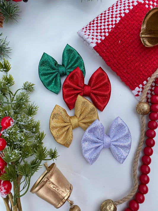 Christmas Holographic Mini Bows
