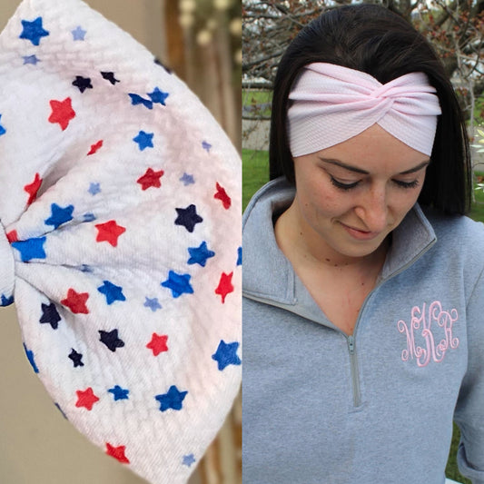 Simple Stars Adult Twist Headband