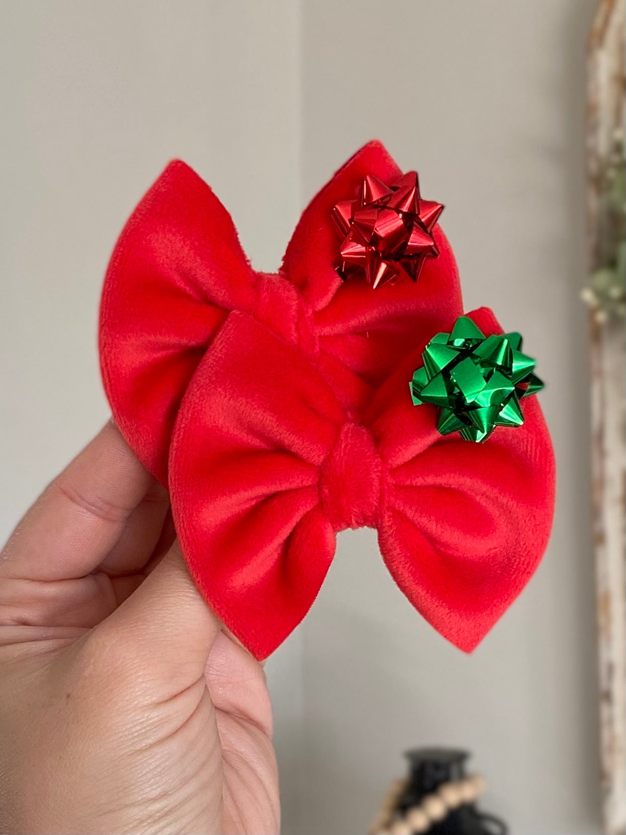 Mini Present Velvet Bow