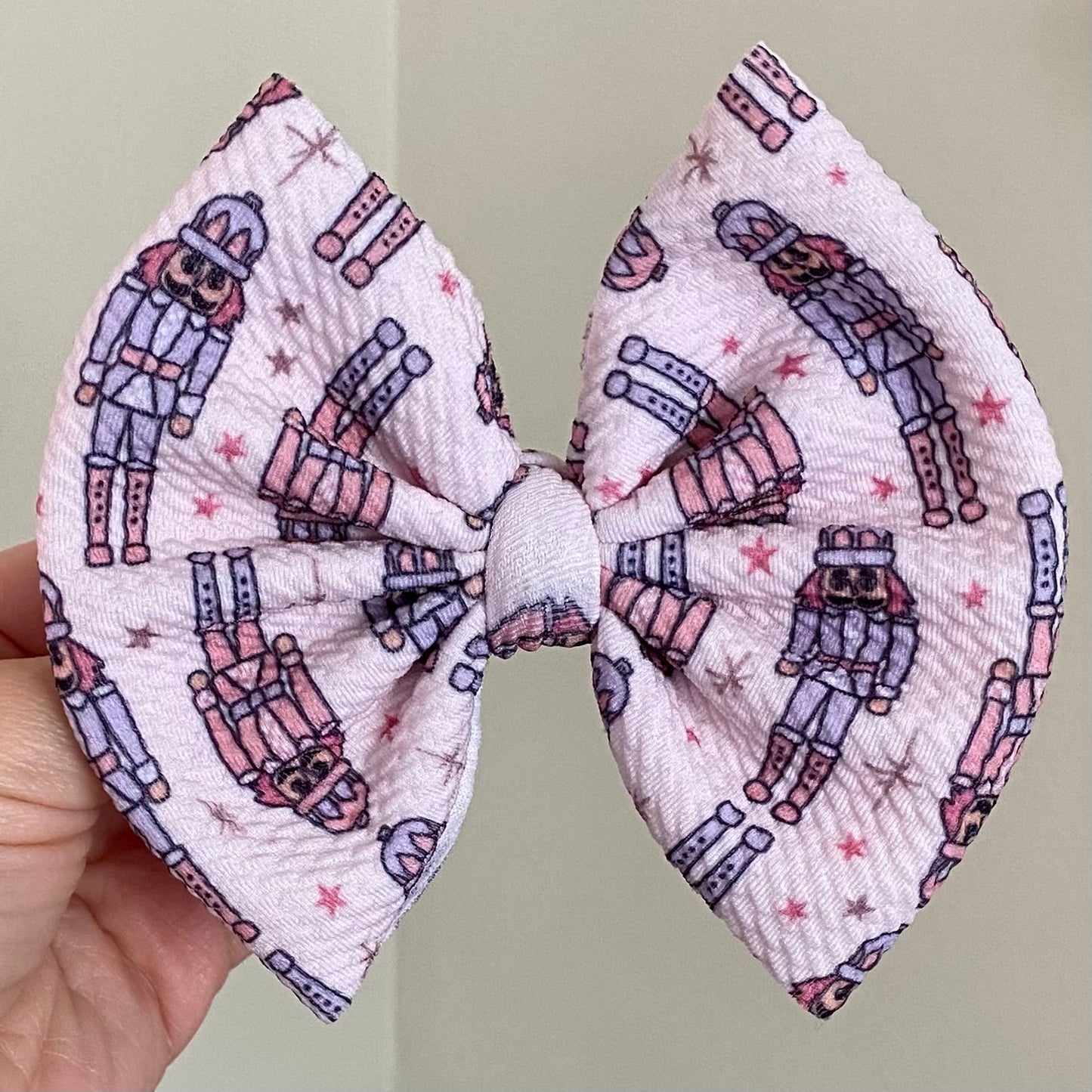 Pink Nutcrackers Bow