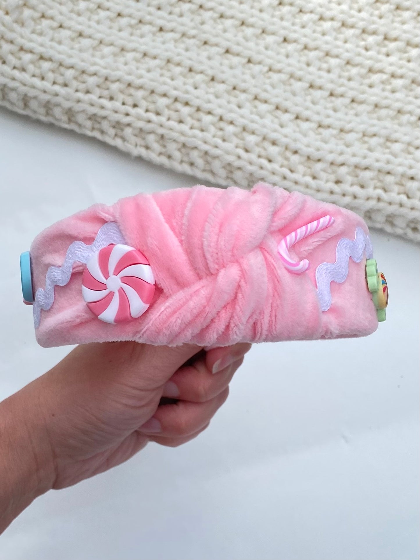 Gingerbread House Knotted Headband