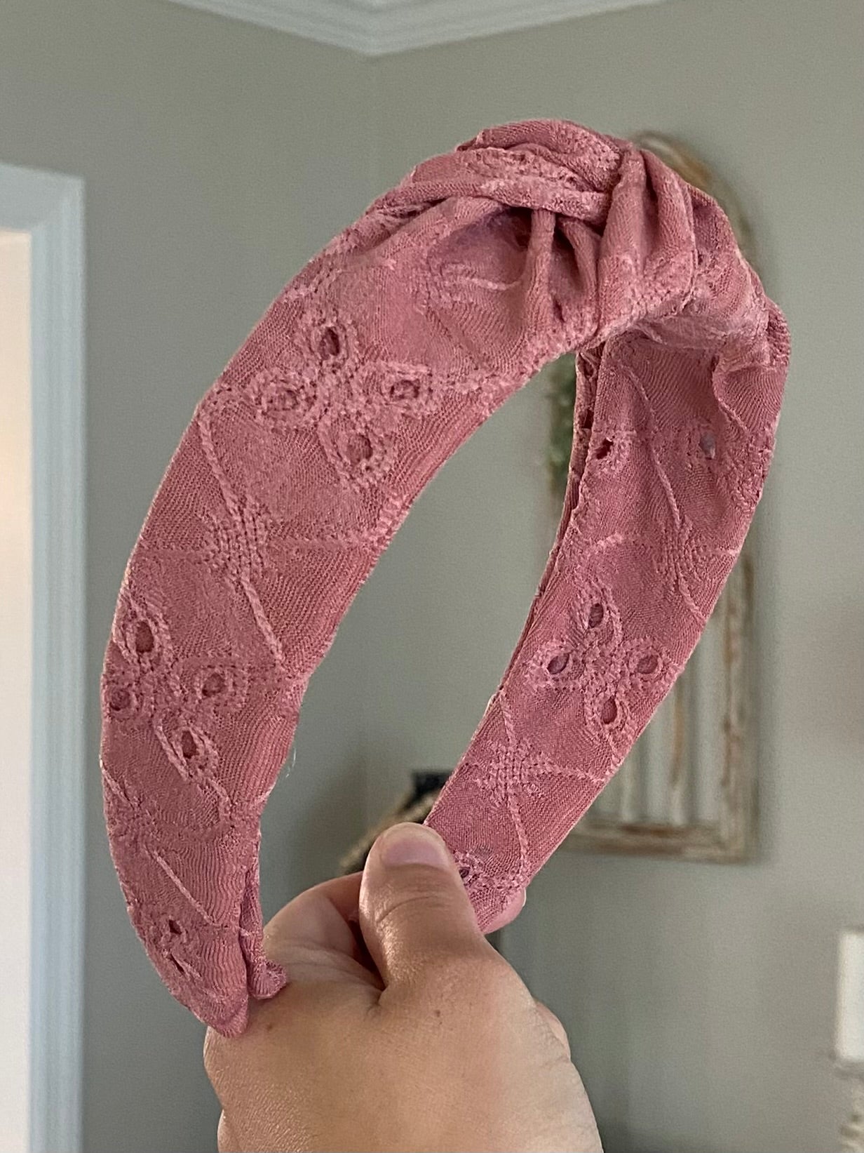 Fall Eyelet Knotted Headband (multiple color options)