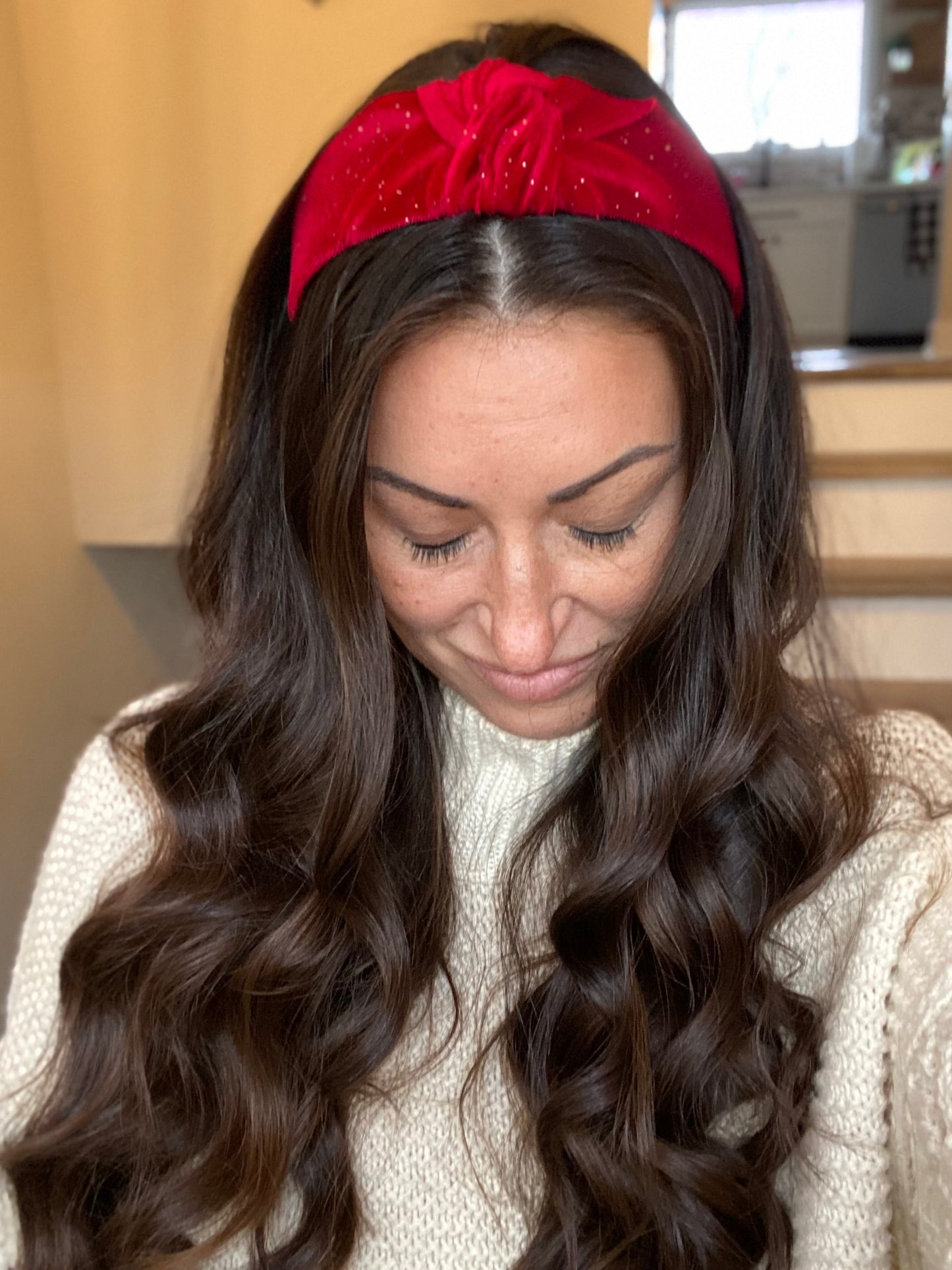 Velvet Shimmer Adult Knot Headband