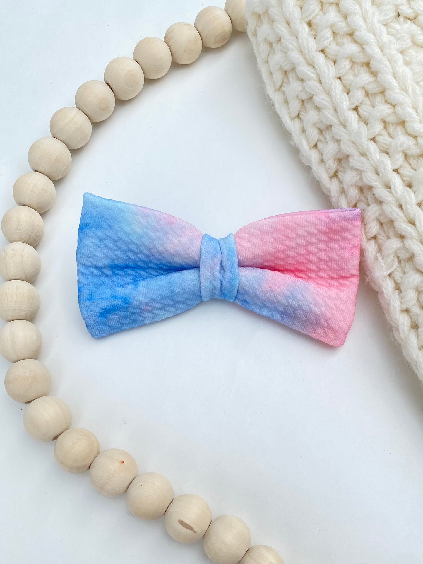 Cotton Candy Tie-Dye Bow Tie