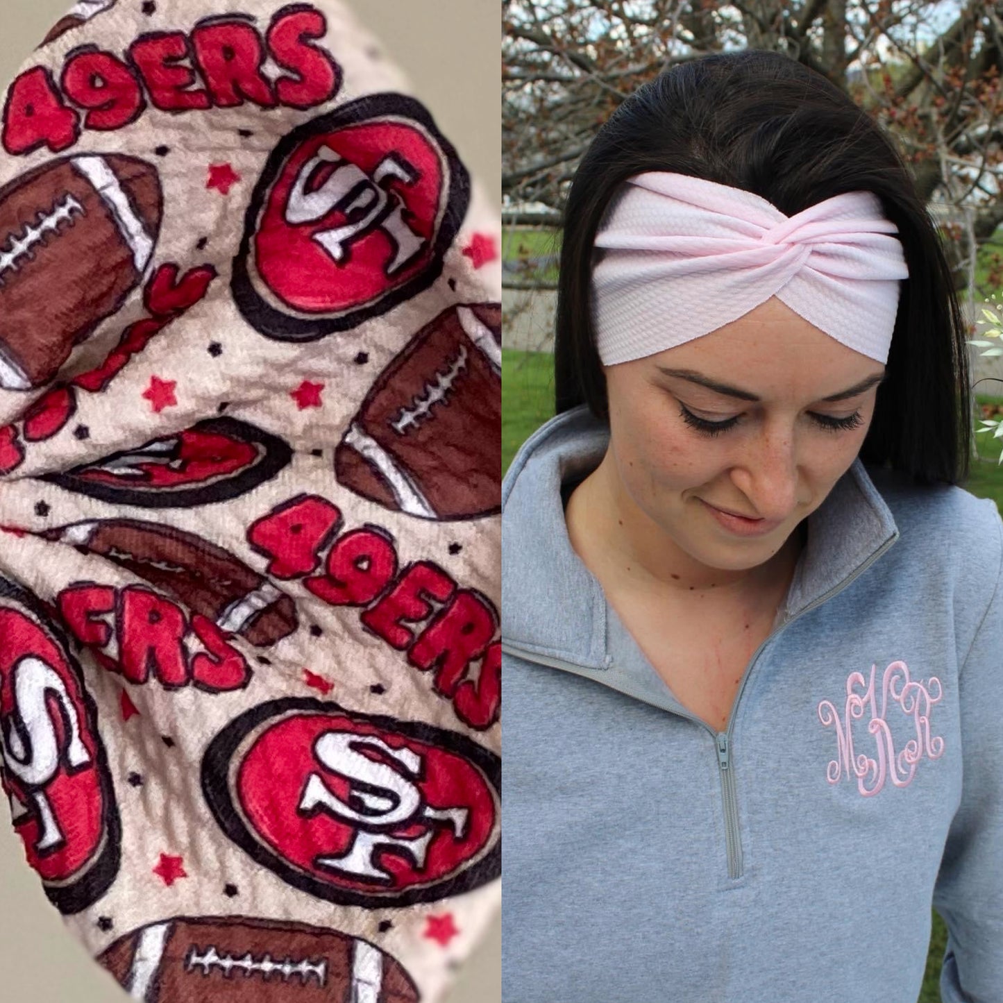 49ers Twist Headband