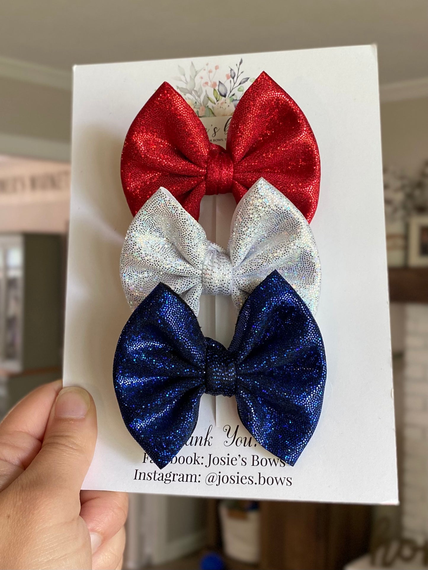 Patriotic Holographic Mini Trio Set