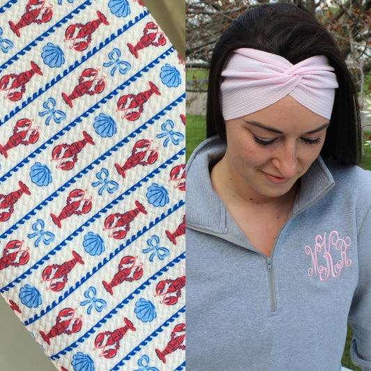 Americana Lobsters Adult Twist Headband