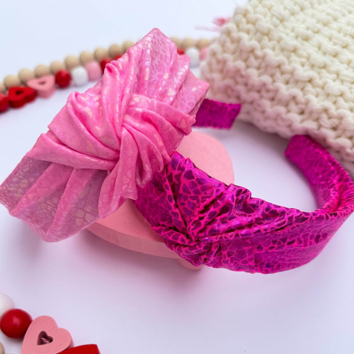 Holographic Snake Knotted Headband
