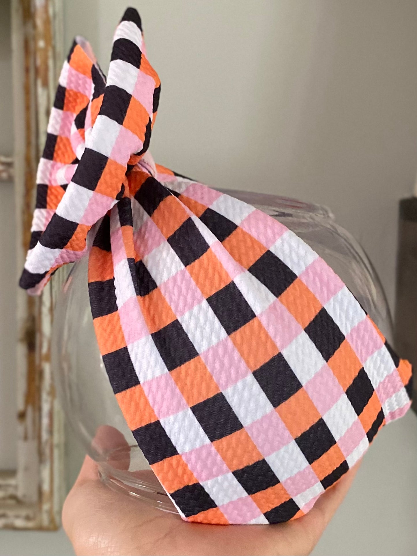 Halloween Checker Wrap