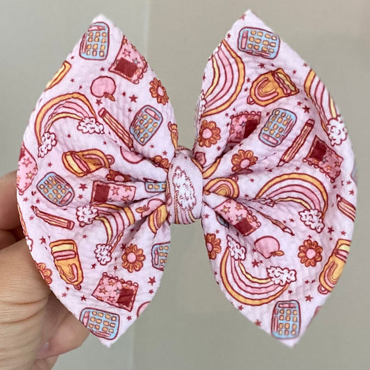 Boho Back to School Bow