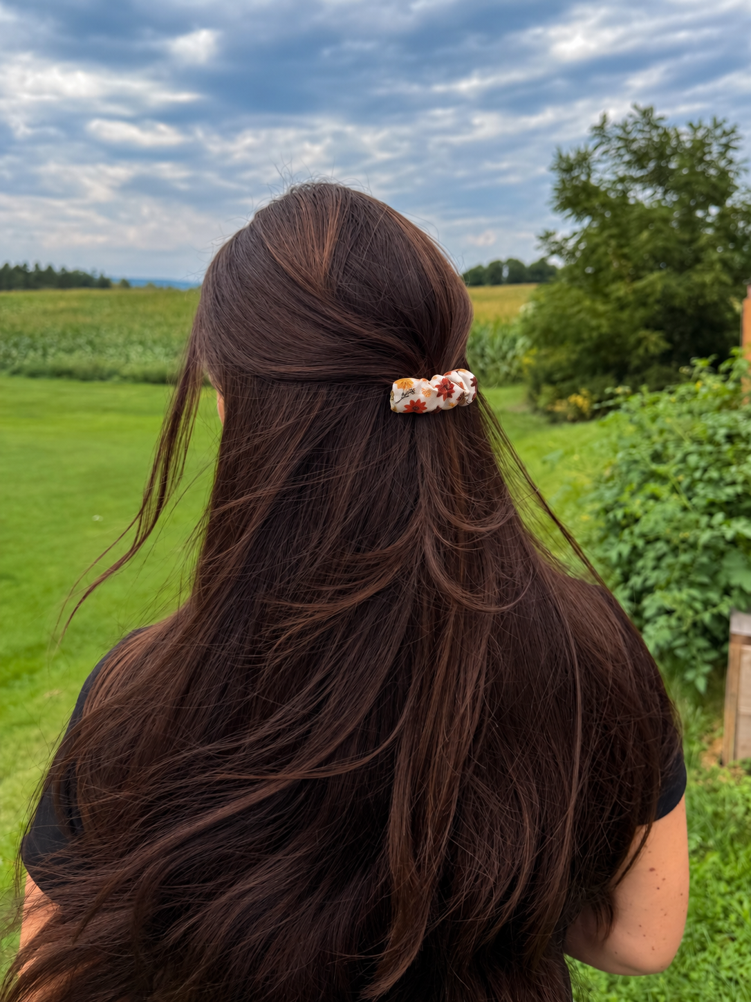 Happy Harvest Scrunchie Barrette