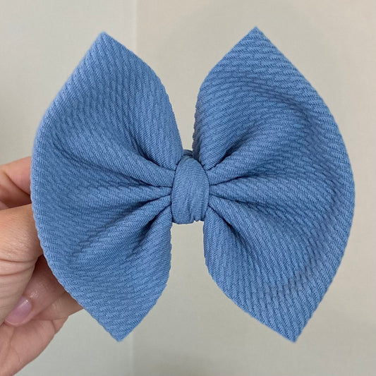 Steel Blue Bow