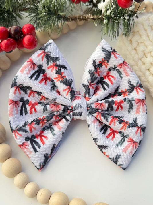 Coquette Christmas Bow