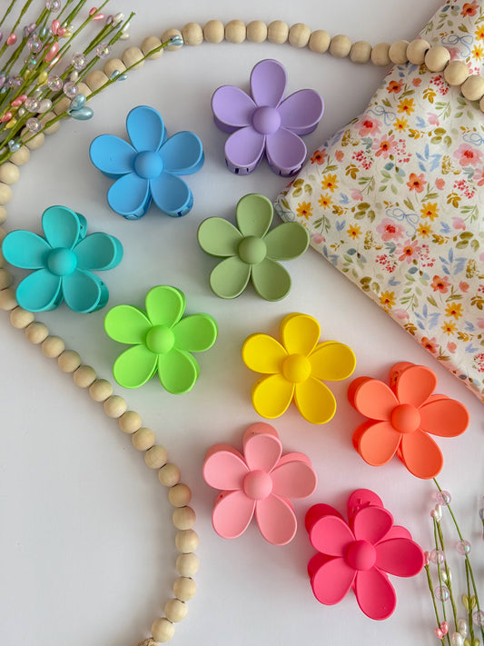 Spring Daisy Claw Clip