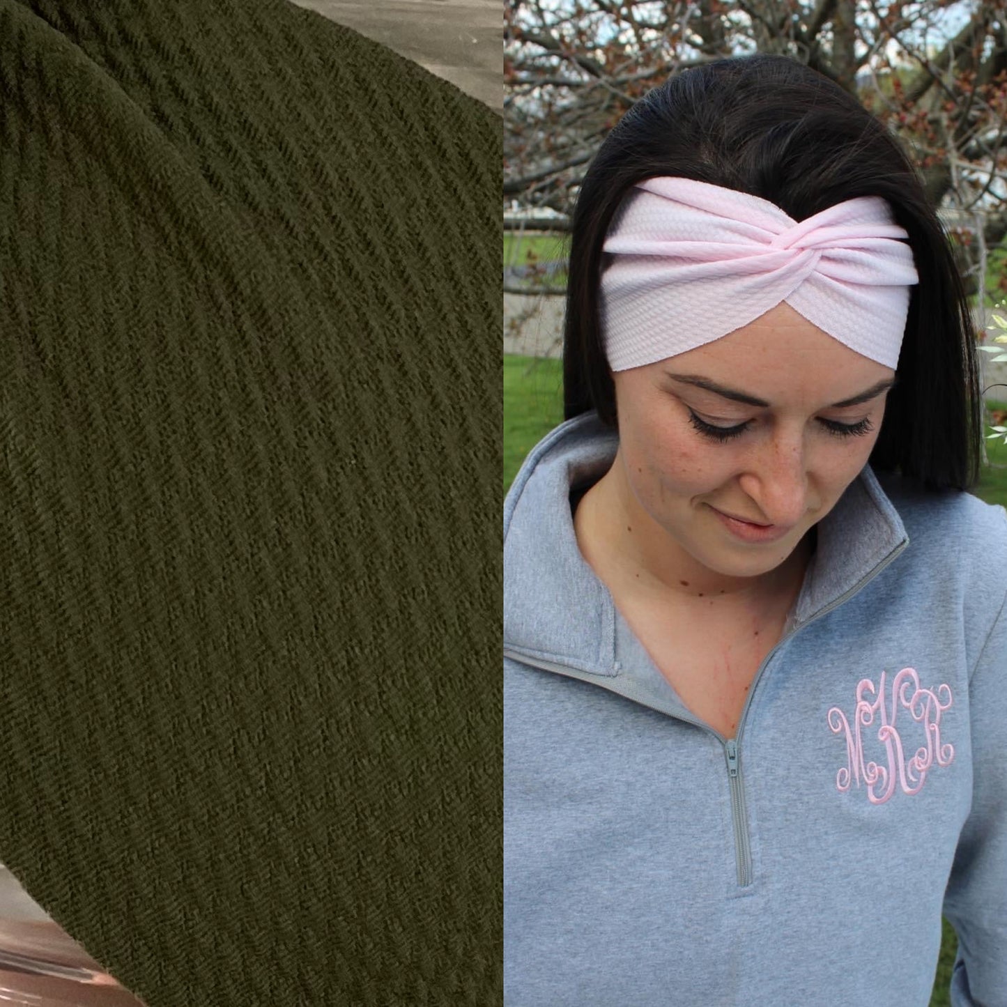 Olive Adult Twist Headband