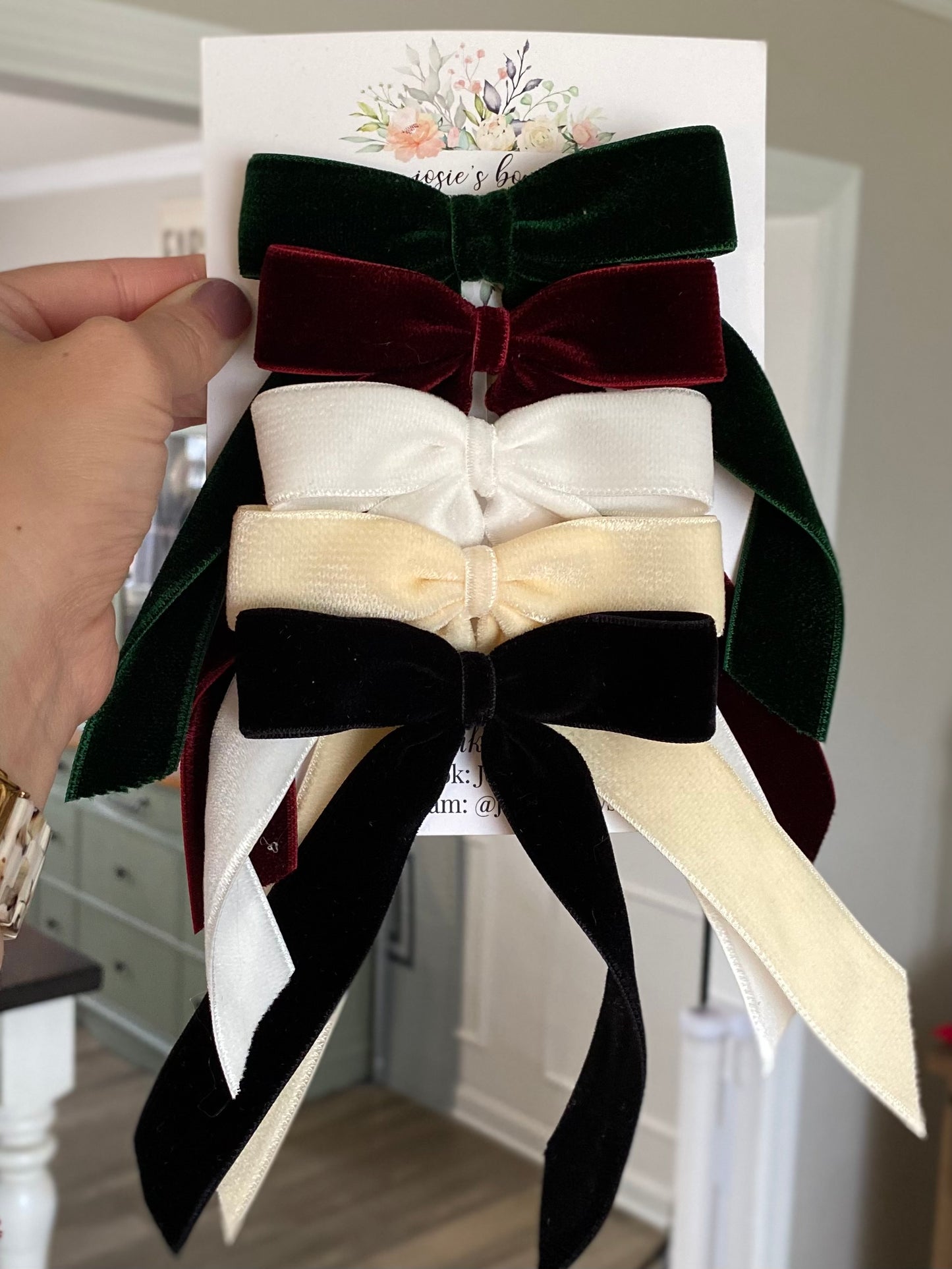 LUXE Velvet Coquette Bow