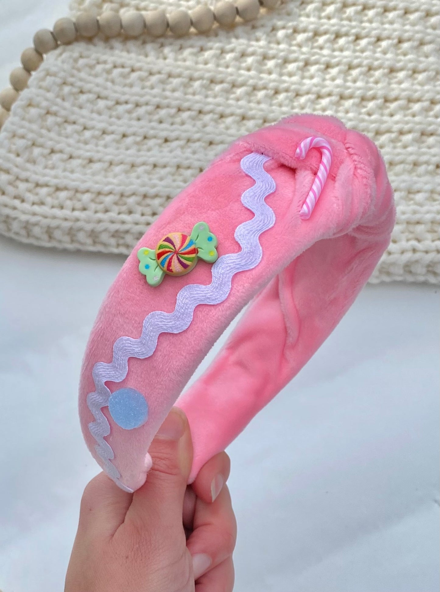 Gingerbread House Knotted Headband