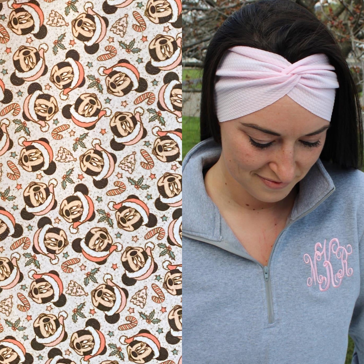 A Very Mickey Christmas Adult Twist Headband