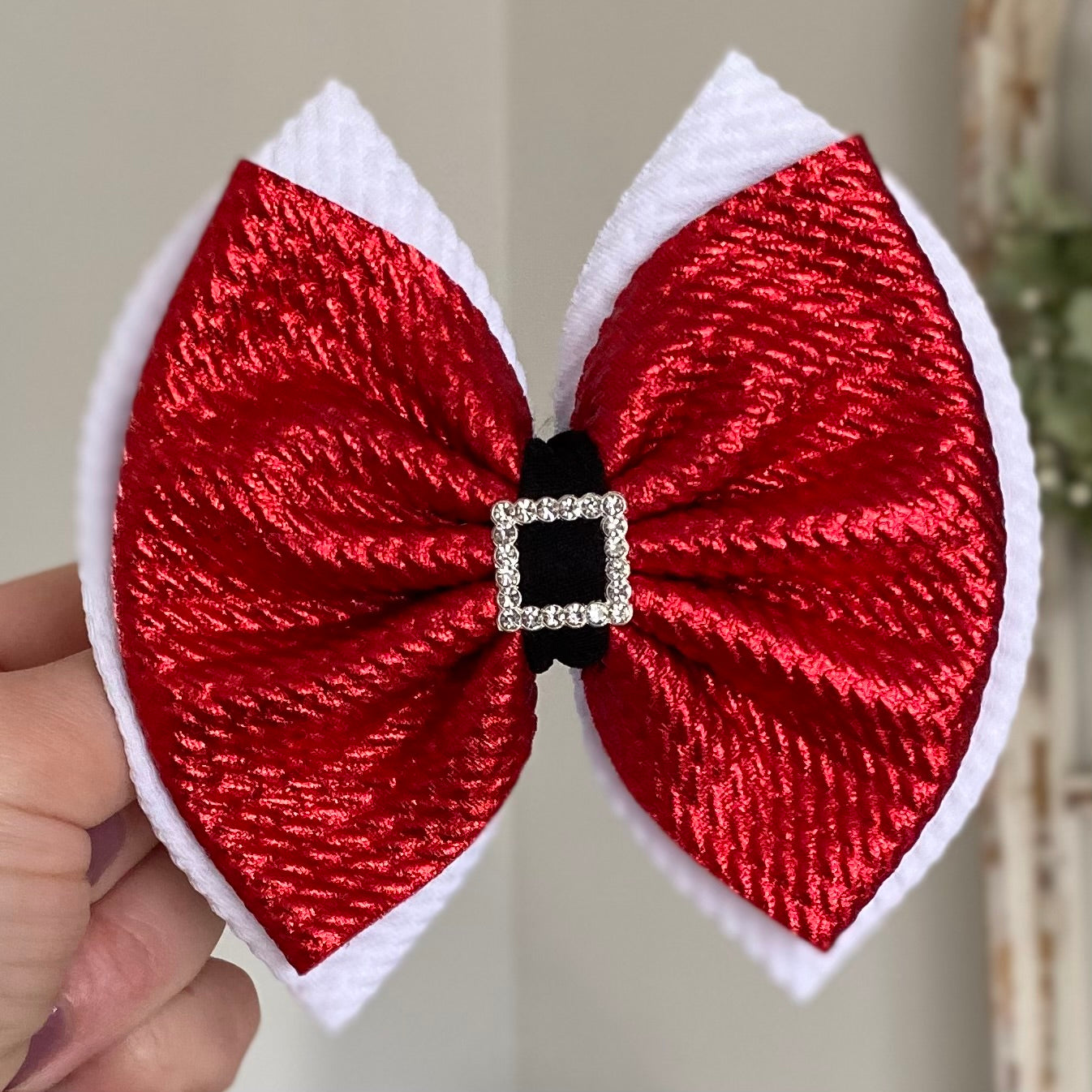 Santa Buckle Bow