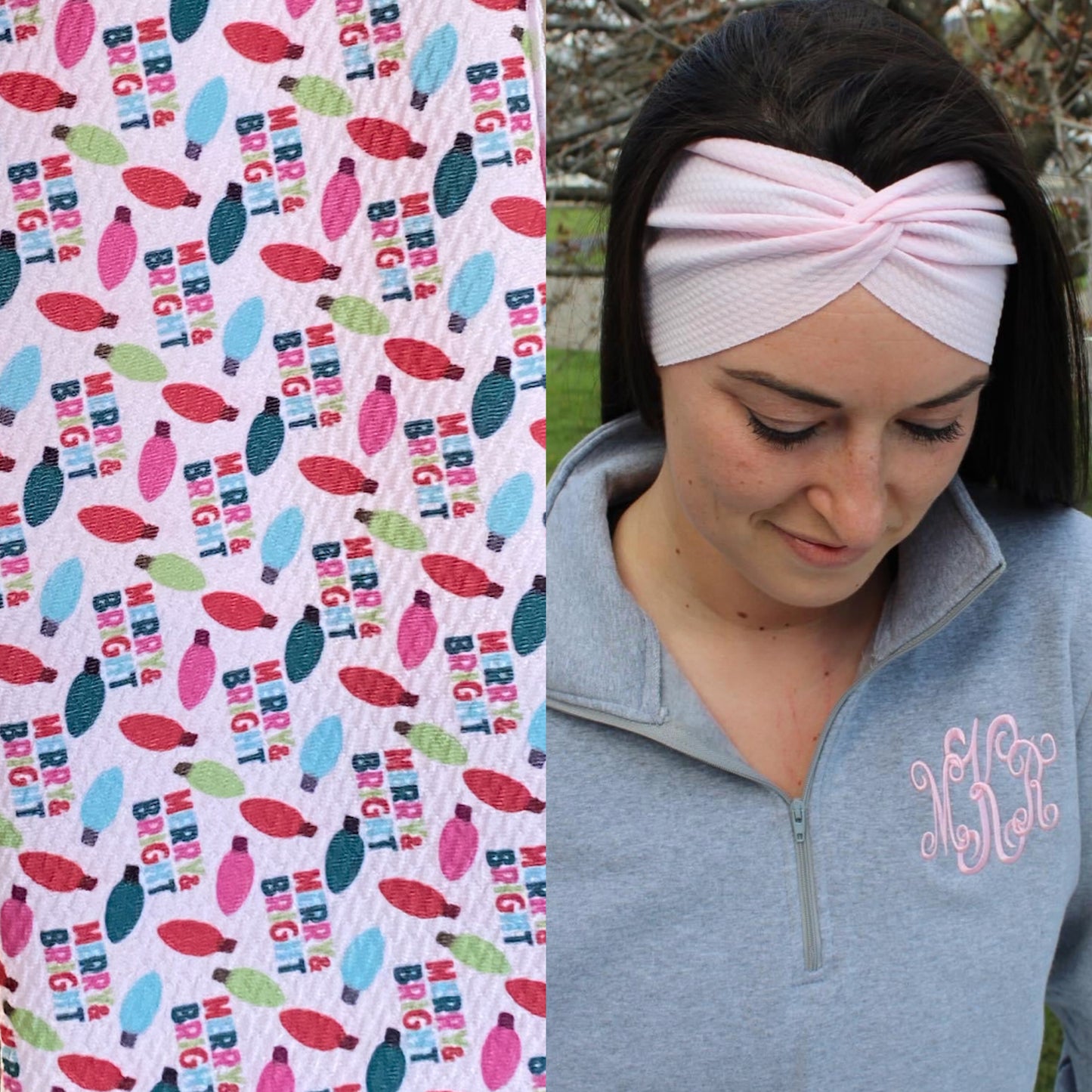 Merry & Bright Adult Twist Headband