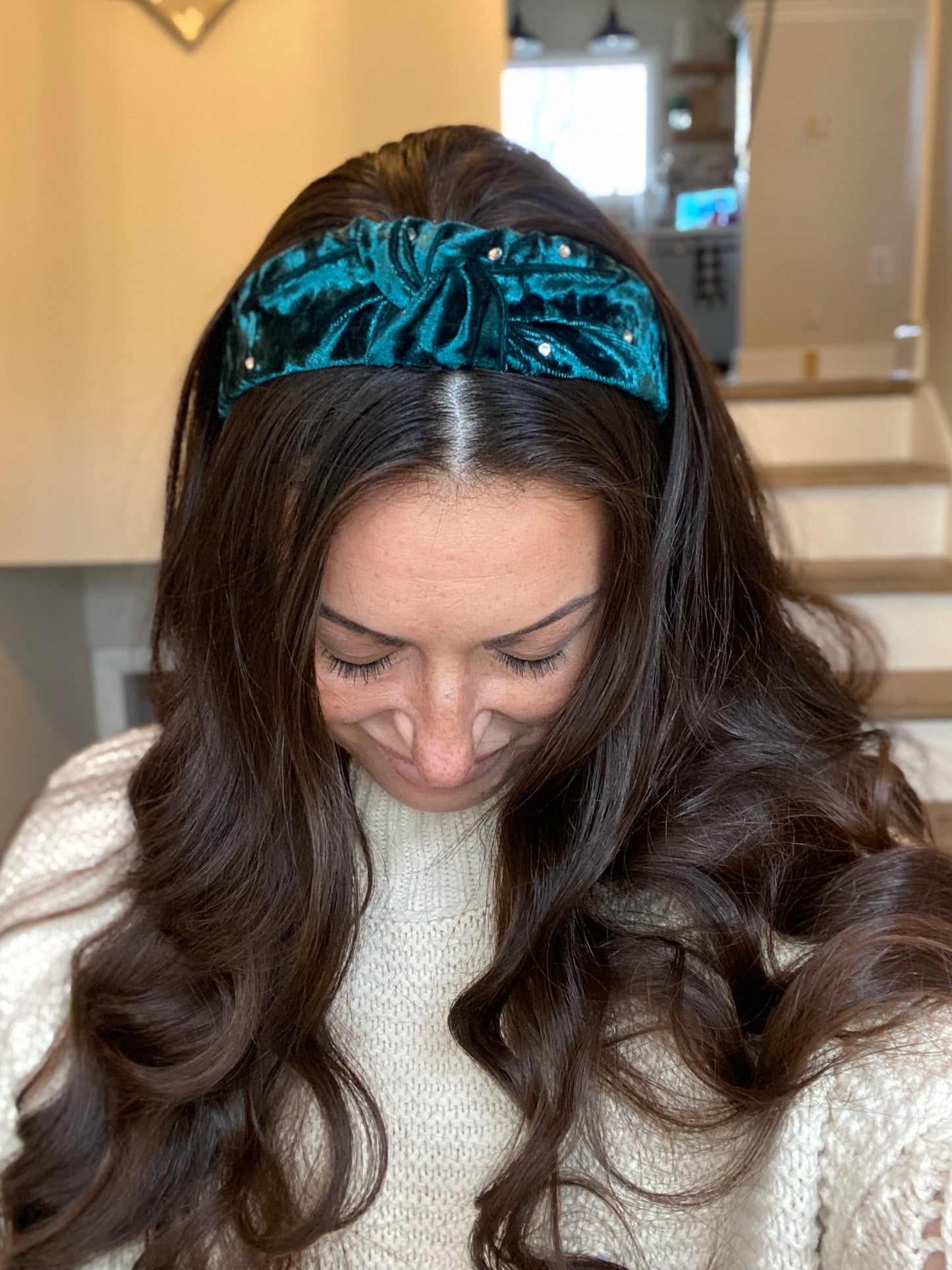 Velvet Shimmer Adult Knot Headband