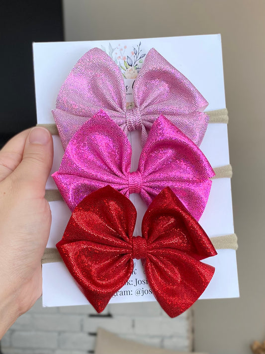 Holographic Pinks Pinwheel Trio Set