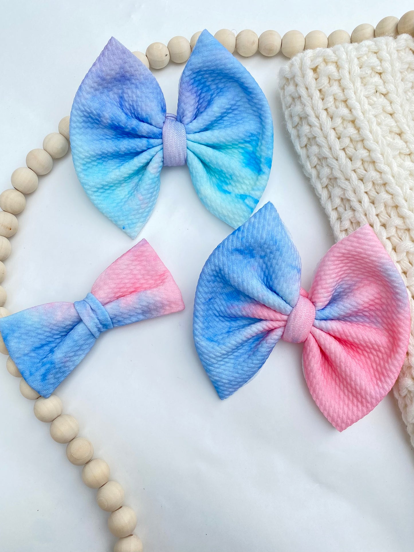 Cotton Candy Tie-Dye Bow Tie