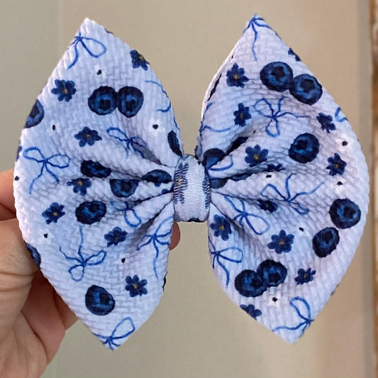 Blueberries & Bows Bow