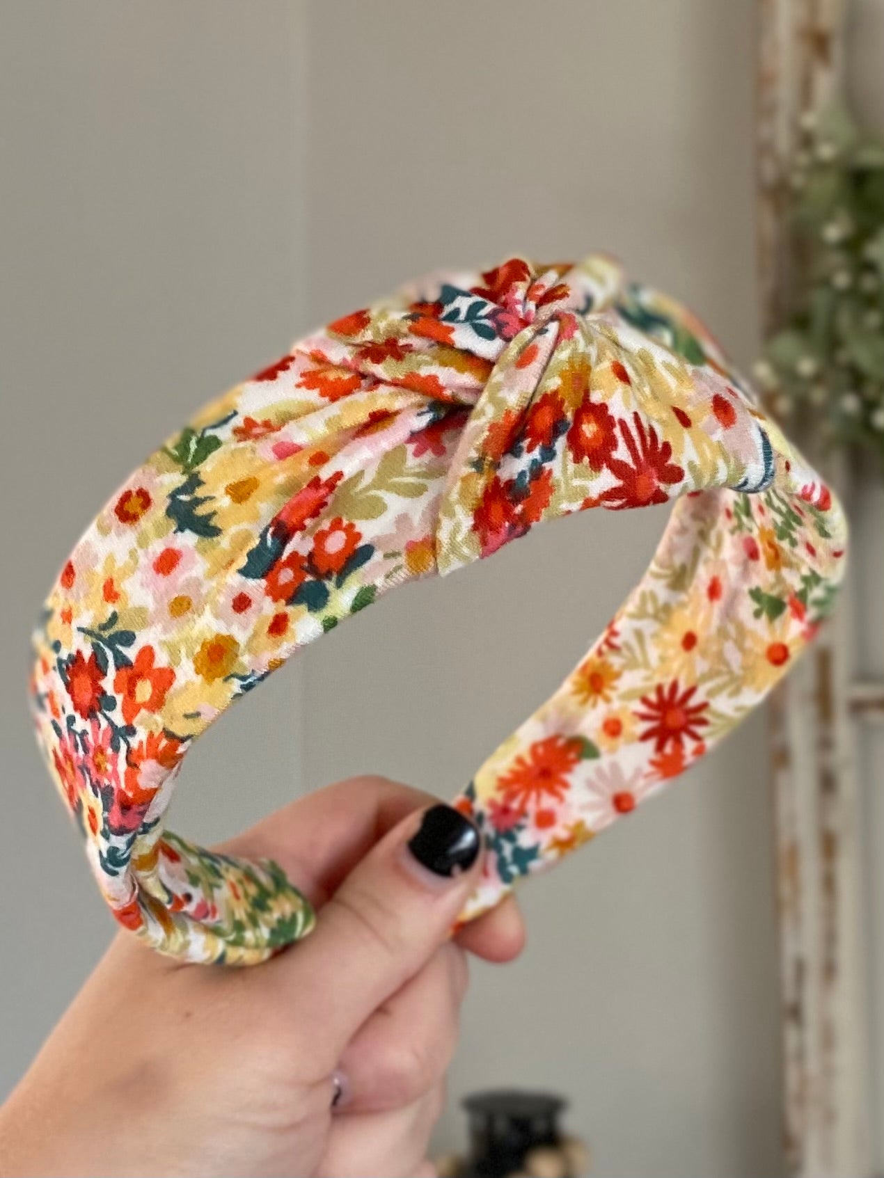 Spring Bloom Knotted Headband