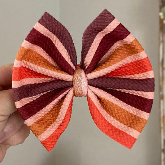 Harvest Stripe Bow