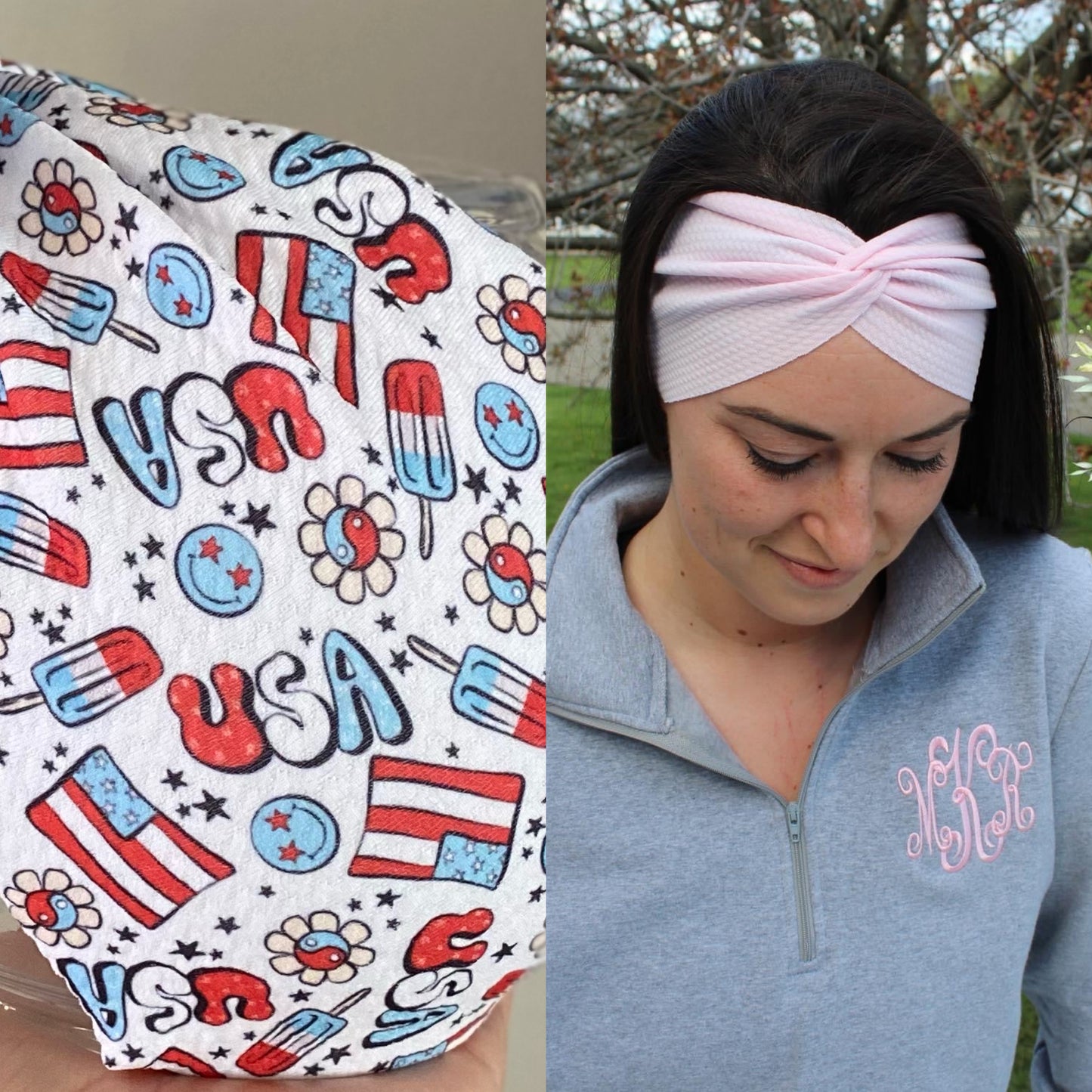 Party In The USA Adult Twist Headband