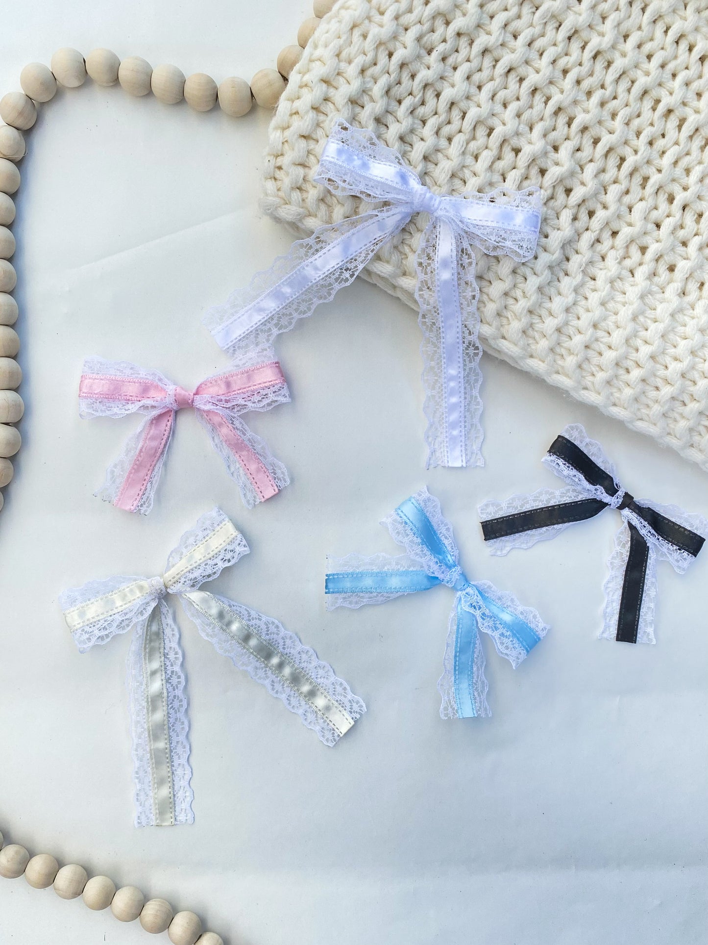 Lace Ribbon Bow