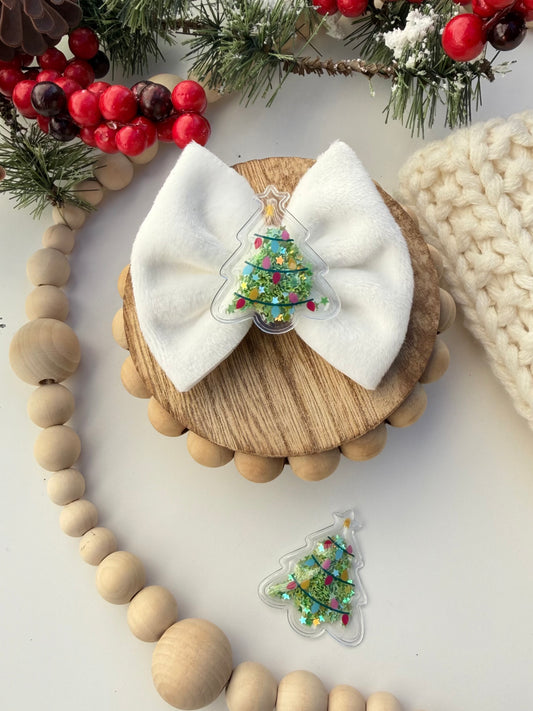 Christmas Tree Shaker Mini Bow