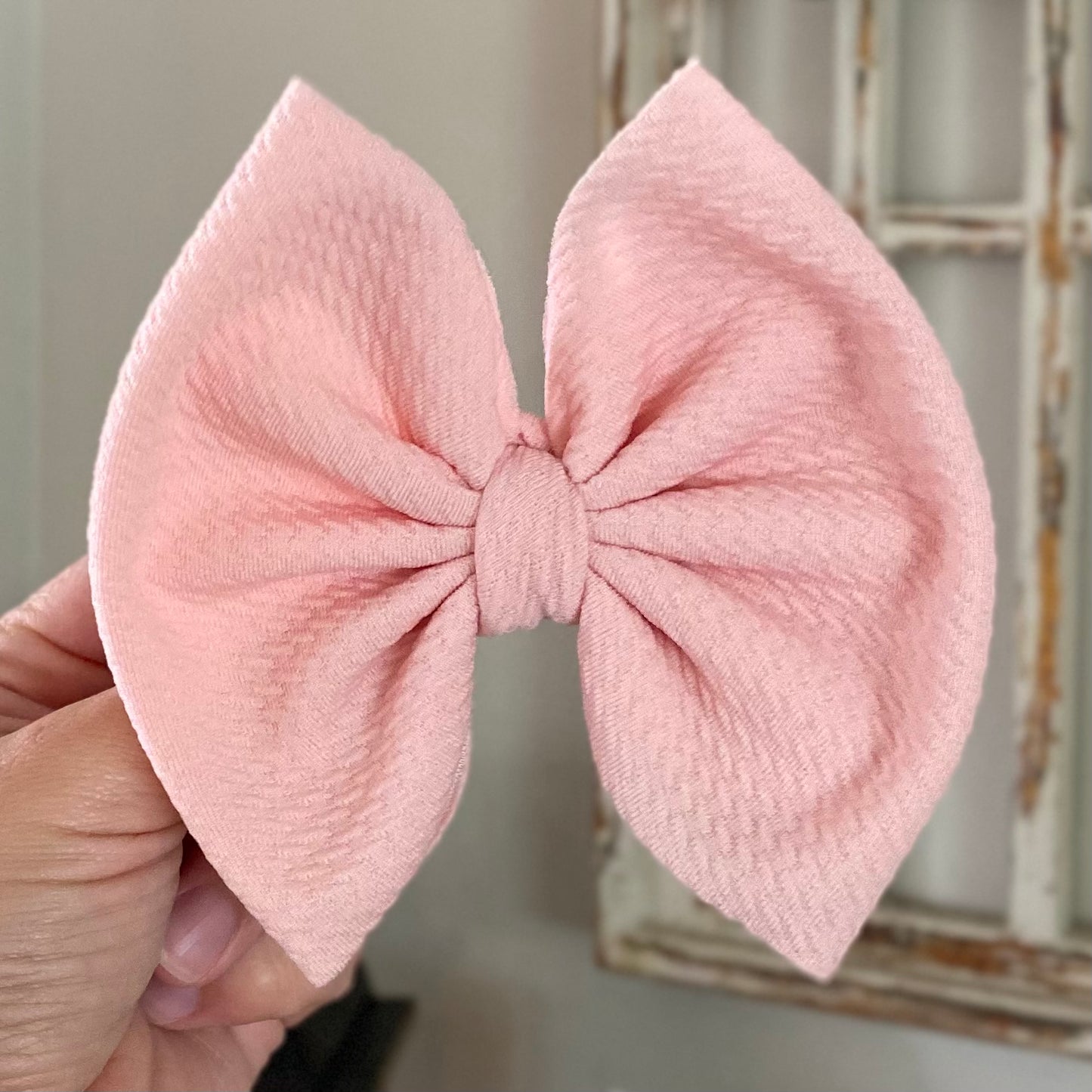 Nude Pink Bow