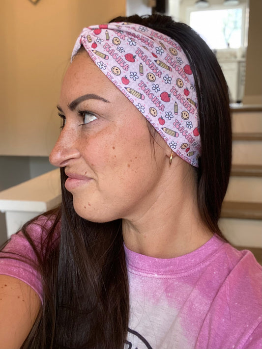 Teacher Adult Twist Headband