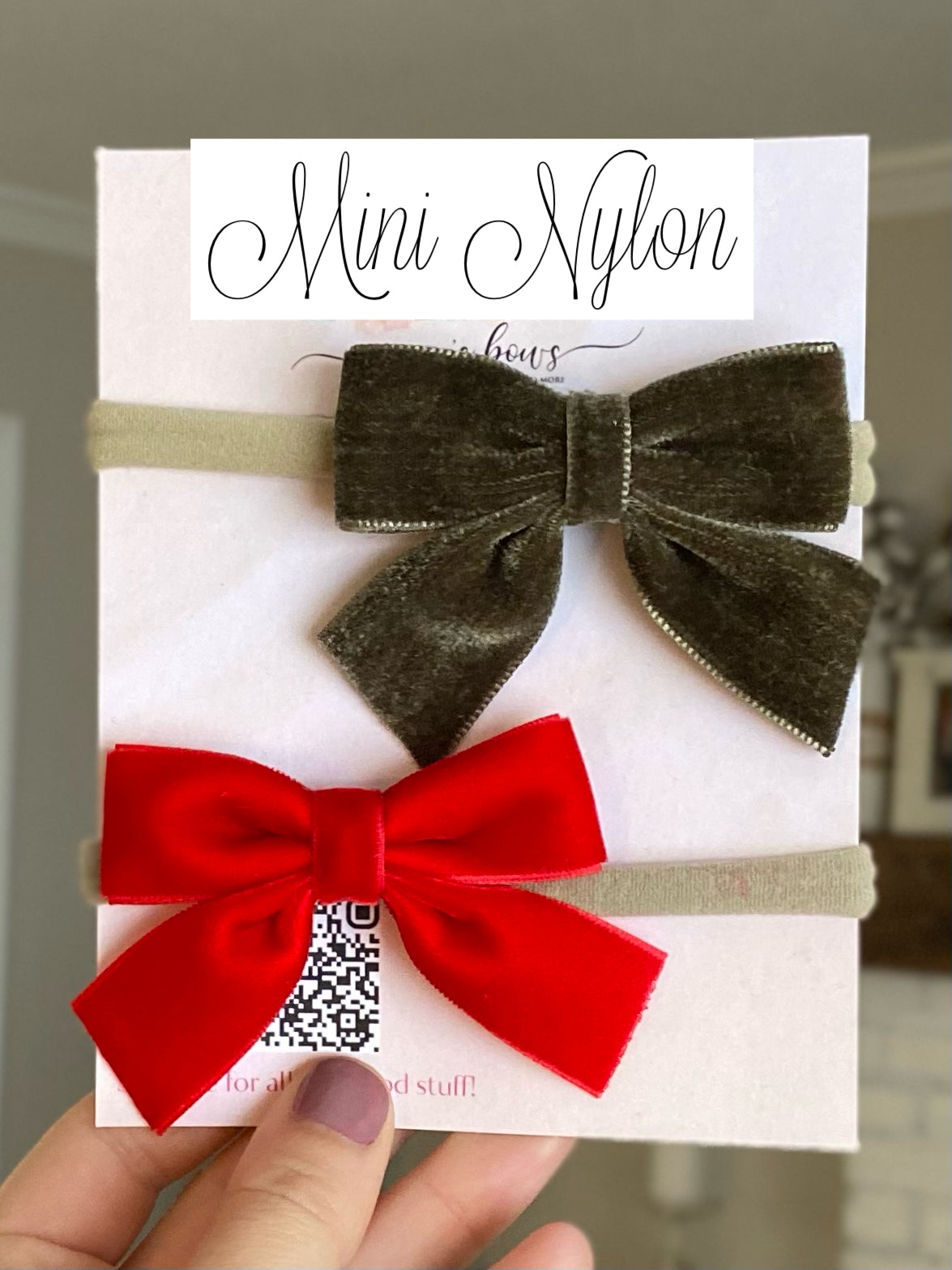 Velvet Ribbon Coquette Bow